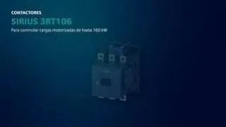 Thumbnail: SIRIUS 3RT106 CONTACTORES - Para conmutar cargas motorizadas de hasta 160 kW