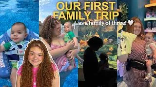 Thumbnail: FIRST FAMILY VACATION| aquarium, baby's first swim, & traveling.