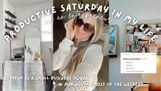 Thumbnail: PRODUCTIVE WORK DAY | coffee + devo in Hebrews, client work & BIG steps towards growing my business!