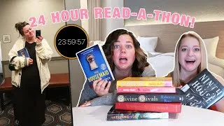 Thumbnail: 24 Hour Readathon!! reading as many books as possible in 24 hrs!