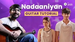 Thumbnail: Nadaaniyan | Akshath | Aisha Ahmed | Guitar Tutorial | Easy Guitar Lesson #siffguitar