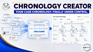 Thumbnail: Chronology Creator | Your Case Chronology, finally under control | SIFTAI