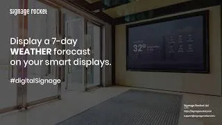 Thumbnail: Weather - HTML5 digital signage app