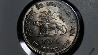 Thumbnail: Reserve Bank of India cuclutta mint bunc condition coin...signature coin collection #coincollecting 