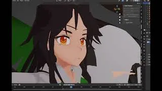 Thumbnail: Touhou WIP Utsuho Reiuji 3D fanmodel progress Blender