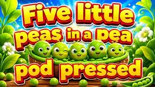 Thumbnail: 5 Little Peas | Counting Song | Number Song for Toddlers & Preschool