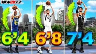 Thumbnail: BIGGEST GREEN WINDOW JUMPSHOTS for EVERY BUILD + EVERY 3PT RATING (Best Jumpshot NBA 2K27)