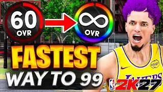 Thumbnail: GET 99 OVERALL IN ONE DAY! FASTEST 99 OVERALL METHOD NBA 2K27