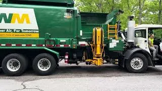Thumbnail: Garbage Truck in Action! 🚛 | Big Green WM Waste Management Truck