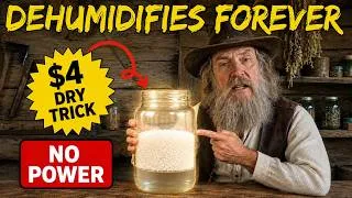 Thumbnail: The $4 "Dry" Trick That Dehumidifies Any Room Forever... No Power Needed!