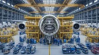 Thumbnail: Giant Aircraft Engine Manufacturing | Airbus A350 Mega Factory Documentary 4K