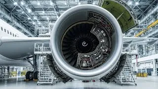 Thumbnail: Giant Aircraft Engine Manufacturing | Airbus A350 Mega Factory Documentary 4K