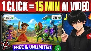 Thumbnail: Long AI Video Kaise Banaye (15 Min) Using Just 1 Prompt🔥| Ai Automation 2026