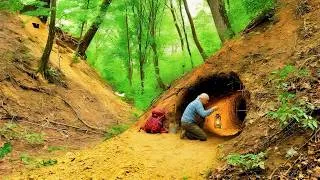 Thumbnail: Building a Secret Underground Tunnel Inside a Clay Hill | Bushcraft Survival