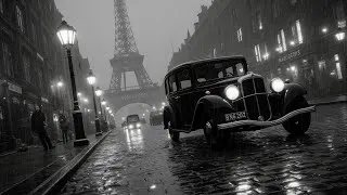 Thumbnail: Rain-Slicked Streets - Jazz for Evenings, a Noir 1920s London Atmosphere.