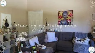 Thumbnail: Cleaning my living room | Living alone diaries | Silent Vlog