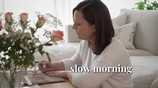 Thumbnail: starting my day slowly | a quiet morning at home, self-care & solo breakfast | silent vlog