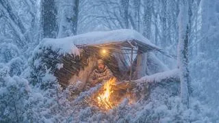 Thumbnail: Trapped in -21°C Extreme Cold with Only a Fire | No Tent, No Sleeping Bag | Building a Warm Shelter