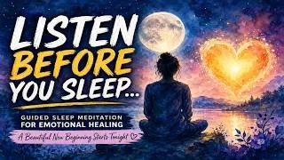 Thumbnail: Guided Sleep Meditation for Emotional Healing, A Beautiful New Beginning Starts Tonight