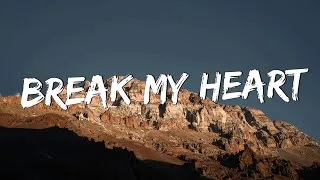Thumbnail: Break My Heart - Dua Lipa (Lyrics) || Levitating, New Rules (Mix Lyrics)