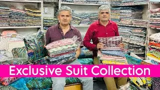 Thumbnail: Hand Block Print Cotton Suit Material | Jaipur Cotton Suit, Bagru Print Suit, Sanganeri Suit 