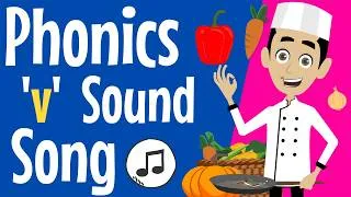Thumbnail: Phonics v Sound Song | v sound | the letter v | consonant v | v song | v | Phonics Resource
