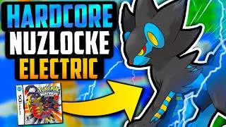 Thumbnail: Can I Beat Pokémon Platinum with ONLY Electric Types!? [IMPOSSIBLE Hardcore Nuzlocke]