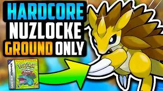 Thumbnail: Can I Beat Pokémon LeafGreen with ONLY Ground Types!? [Hardcore Nuzlocke]