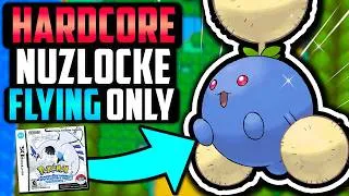 Thumbnail: Can I Beat Pokémon SoulSilver with ONLY Flying Types!? [Hardcore Nuzlocke]