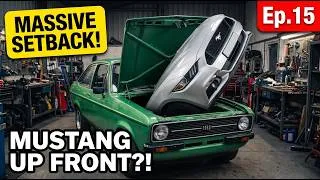 Thumbnail: Massive Setback! 4 Weeks Work Scrapped for a Mustang Swap | MK2 Escort Restomod SEMA Build