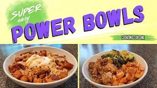 Thumbnail: QUICK & EASY POWER BOWLS TWO WAYS | SILVER HAIR HOMEMAKER