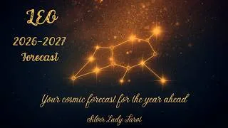 Thumbnail: LEO ♌️ YEAR AHEAD TAROT FORECAST 🦋