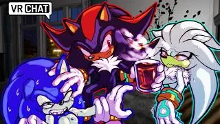 Thumbnail: Silver & Sonic get Food Poisoning?! [Ft. Shadow] (VR Chat)