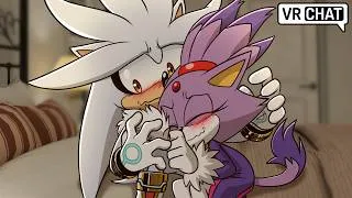 Thumbnail: [REMASTER] Silver Sleeps Over At Blaze's House! (VR Chat)