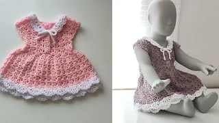 Thumbnail: Crochet #114 how to crochet the perfect summer dress for babies ( 0-12 months) / Part 1 