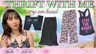 Thumbnail: THRIFT WITH ME & HAUL | betty boop, mini shorts, summer scarves, skirts & more