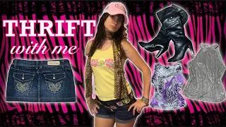 Thumbnail: THRIFT WITH ME + TRY ON HAUL | 2000s nostalgia, capris, mini skirts, sequin shirts, bikinis, & more
