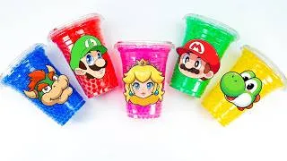 Thumbnail: 💖Paper DIY💖 Opening Mystery Color Water Cups with Hidden Super Mario!