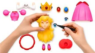 Thumbnail: Assemble: Princess Peach | Satisfying Beat Building | Super Mario DIY Craft