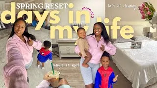 Thumbnail: *realistic* SPRING RESET with a 7 month old & toddler🌷 (clean with me)