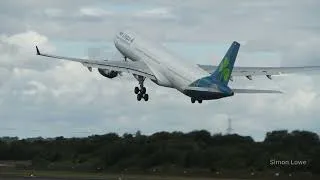 Thumbnail: Aer Lingus Airbus A330 Takeoff Manchester