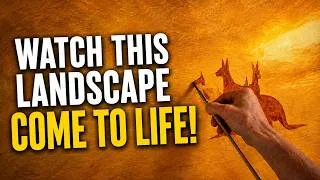 Thumbnail: FULL PAINTING TIMELAPSE - OIL PAINT AND BEESWAX ENCAUSTIC