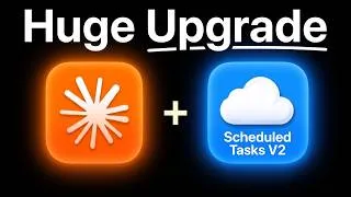 Thumbnail: Claude Cowork Just Went Fully Hands-Off (Scheduled Tasks V2)