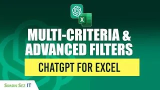 Thumbnail: ChatGPT for Excel: Multicriteria Calculations and Advanced Filters