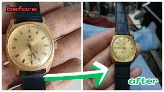 Thumbnail: I Restored a Forgotten Swiss Watch Using Only Simple Tools! #diy #watch #repair