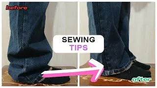 Thumbnail: How to Shorten Jeans Without Losing the Original Hem | Clean & Professional DIY