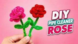 Thumbnail: DIY Pipe Cleaner Rose, Mother's day Crafts, 