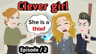 Thumbnail: Clever Girl | Episode 2 | Animated story | English story | learn English | Simple English