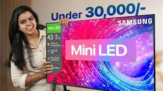 Thumbnail: Best 43" TV Under ₹30,000 in 2026? Samsung Mini LED Honest Review