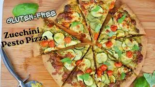 Thumbnail: Gluten-Free Zucchini Pesto Pizza | Easy Homemade Pizza Recipe